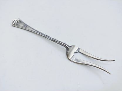 Silver meat fork, E. Peereboom, Amsterdam, 1920