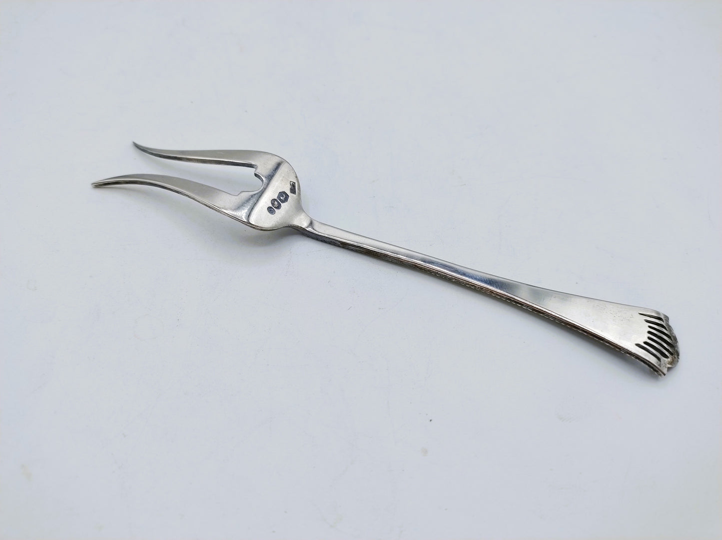 Silver meat fork, E. Peereboom, Amsterdam, 1920