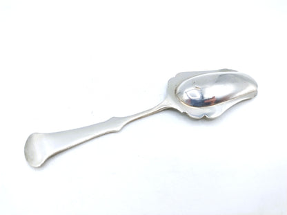 Silver sugar spoon, JAA Gerritsen, Amsterdam, 19th century