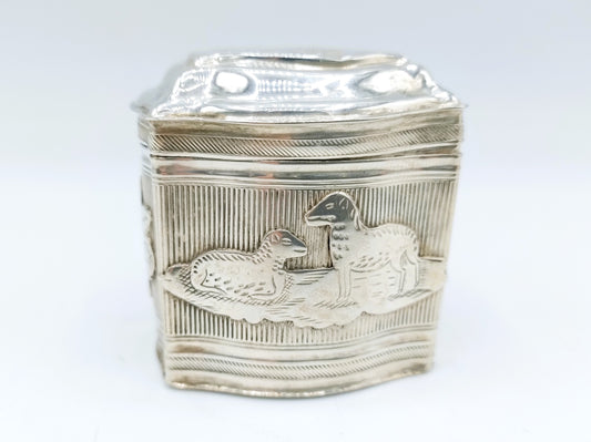 Silver loderein box, Chr. J. Brunings, Joure, 1857