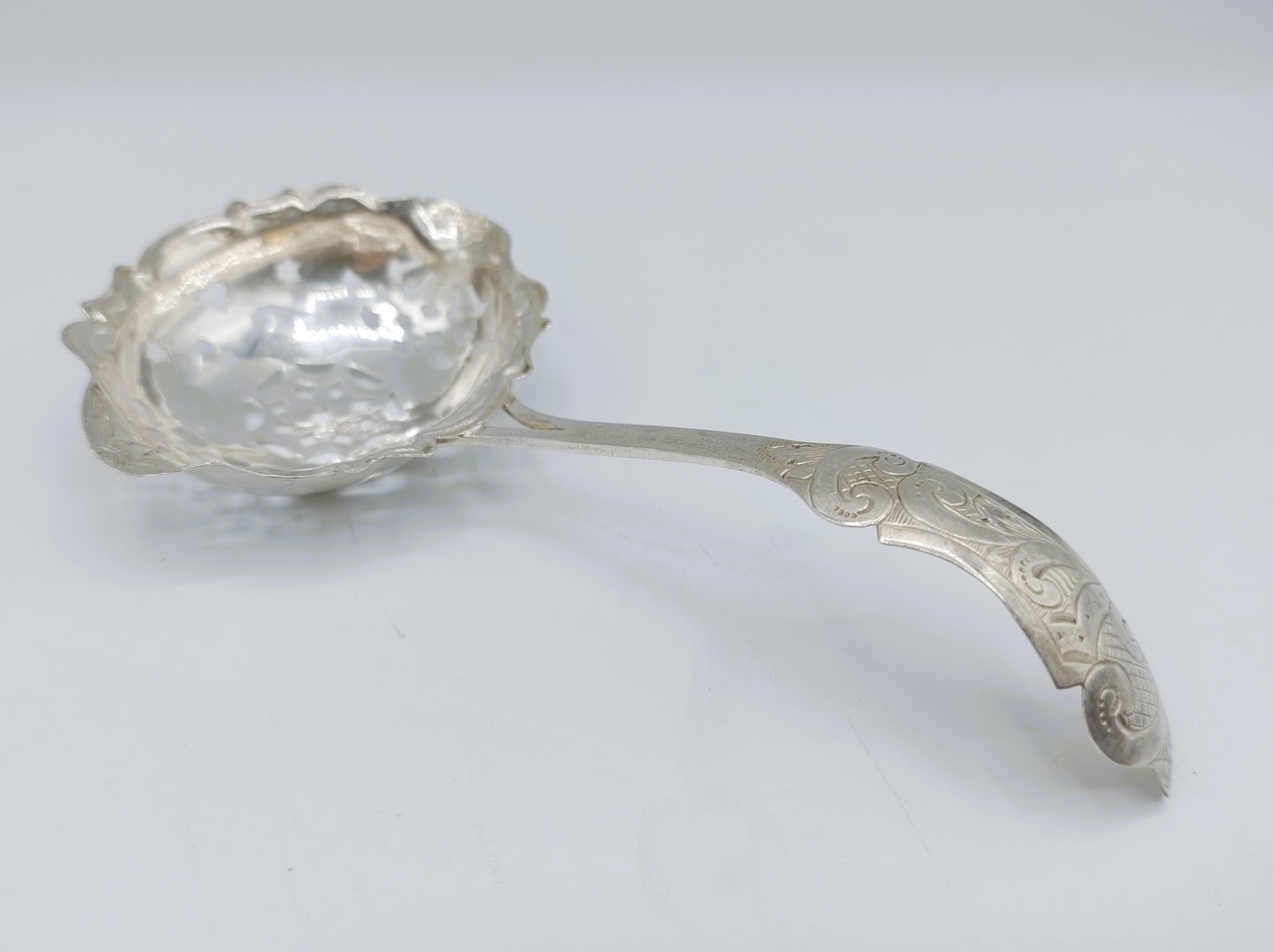 Silver spreading spoon, Chr. J. Brunings, Joure, 1854