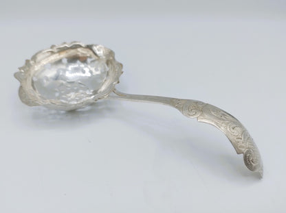 Silver spreading spoon, Chr. J. Brunings, Joure, 1854