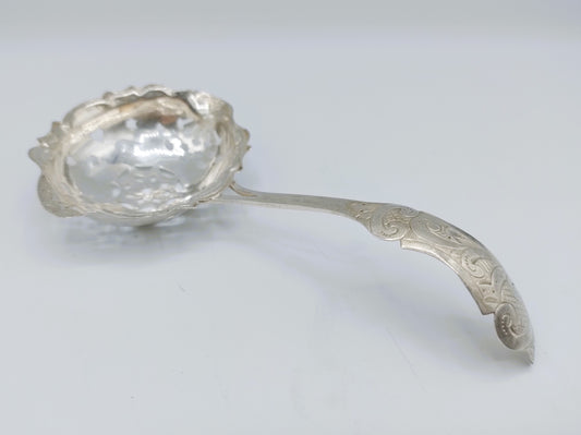 Silver spreading spoon, Chr. J. Brunings, Joure, 1854