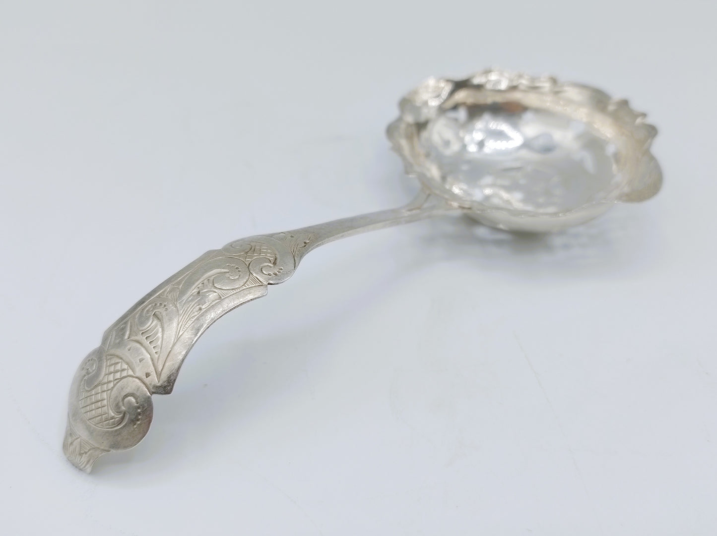 Silver spreading spoon, Chr. J. Brunings, Joure, 1854