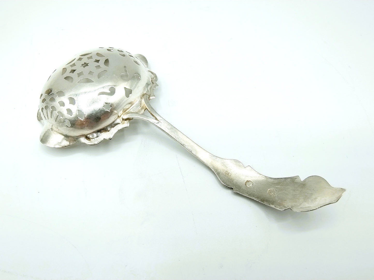 Silver spreading spoon, Chr. J. Brunings, Joure, 1854