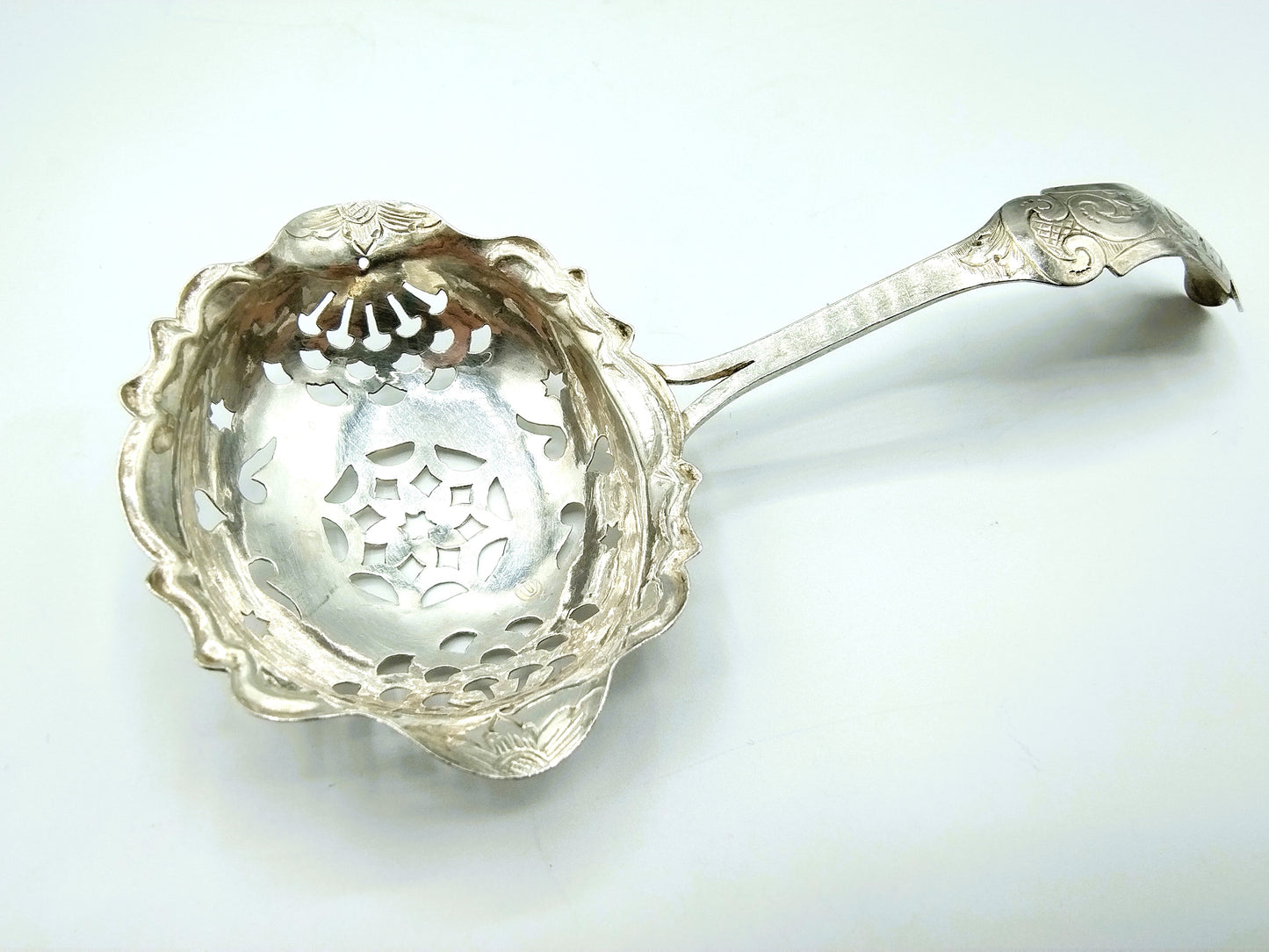 Silver spreading spoon, Chr. J. Brunings, Joure, 1854