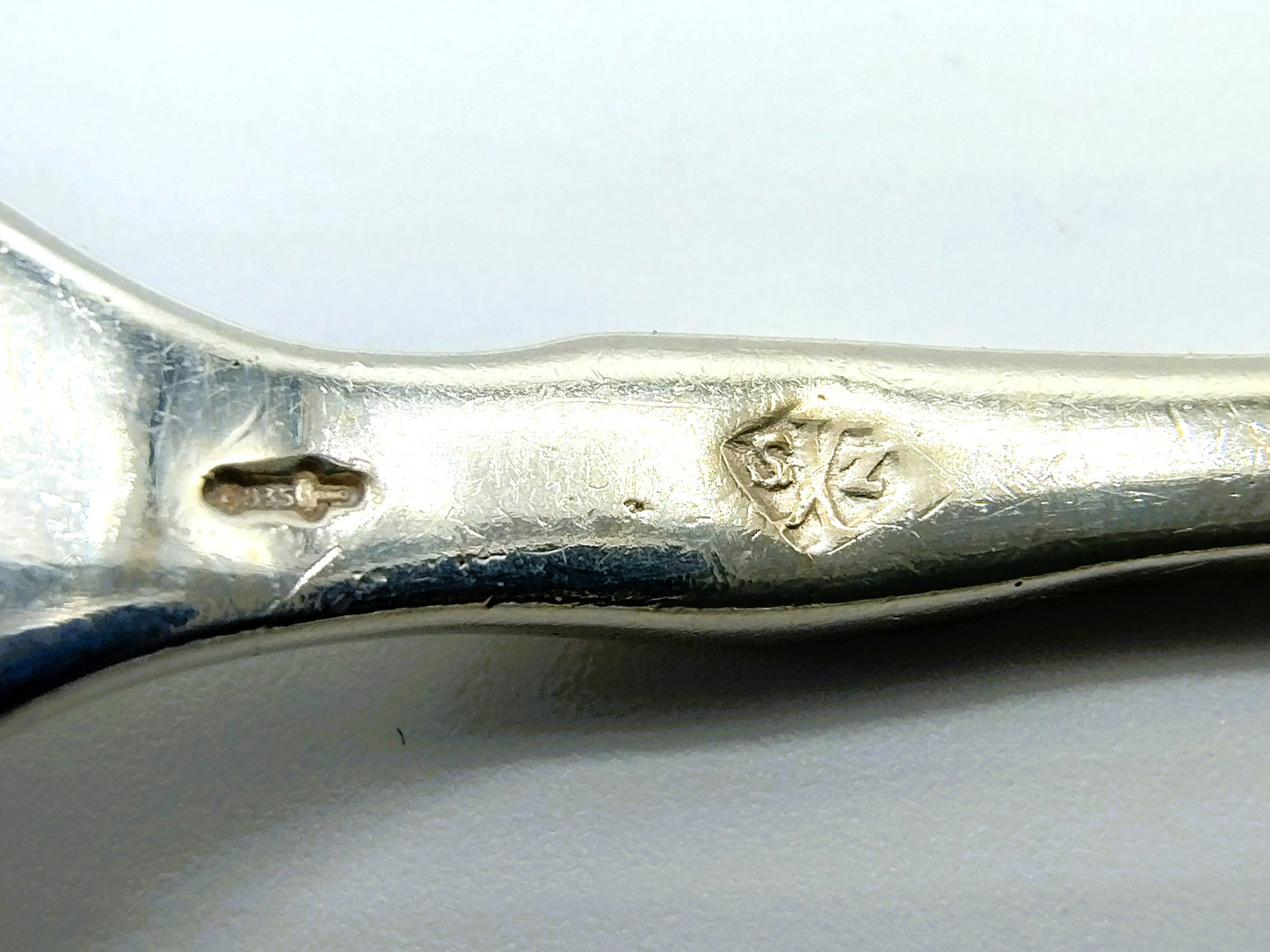 6 Silver pastry forks, Schoorl Zilver NV, Amsterdam, 20th century