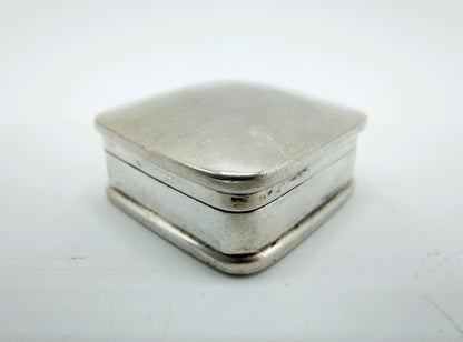 Silver pill box, 20th century