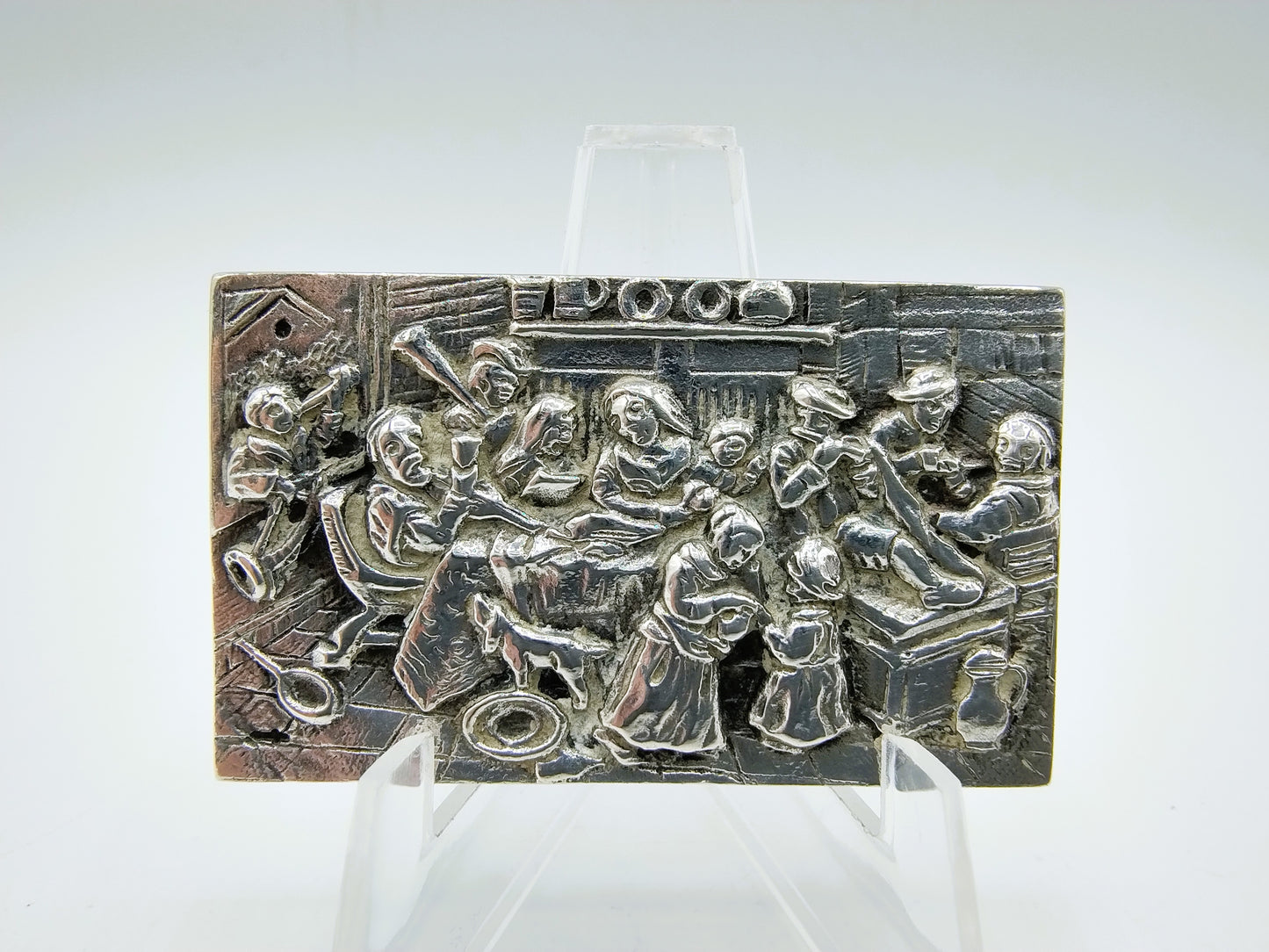 Silver matchbox holder, Bijkamp &amp; Co, Steenwijk