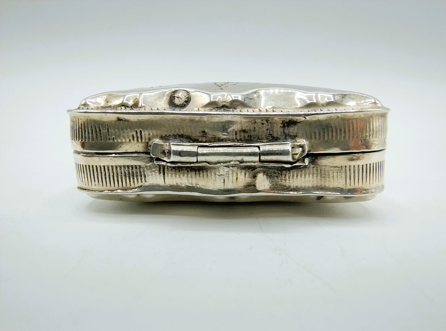 Silver peppermint box, WJ Stekelenburg, Schoonhoven, 1862