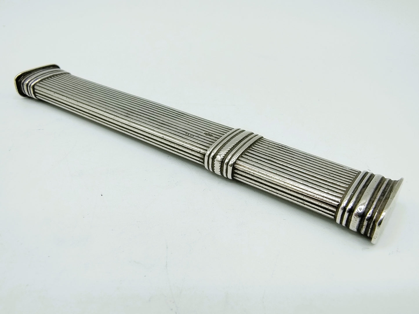 Silver needle case, JH van Denderen, Wildervank / Oude Pekela, 19th century