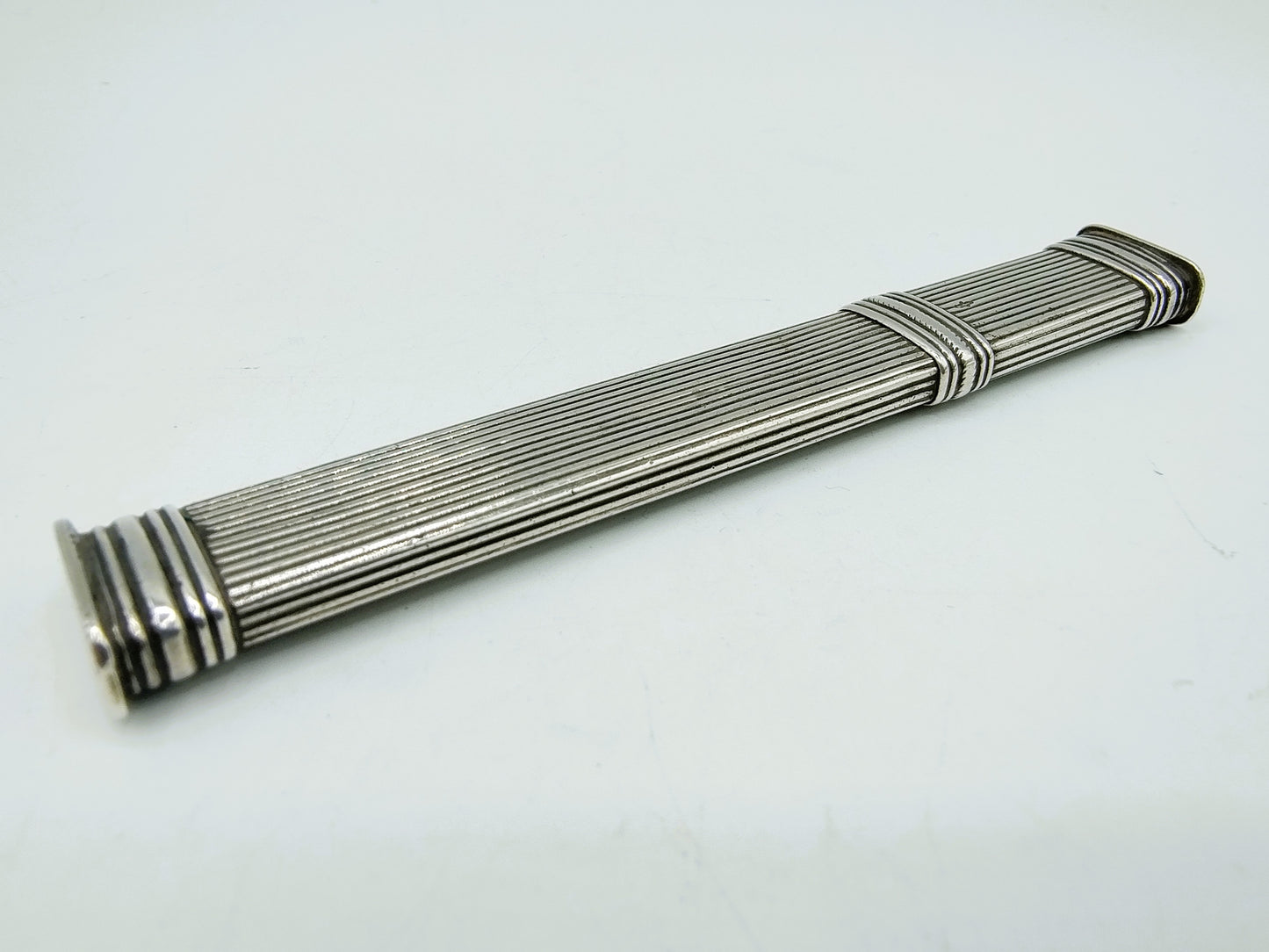 Silver needle case, JH van Denderen, Wildervank / Oude Pekela, 19th century