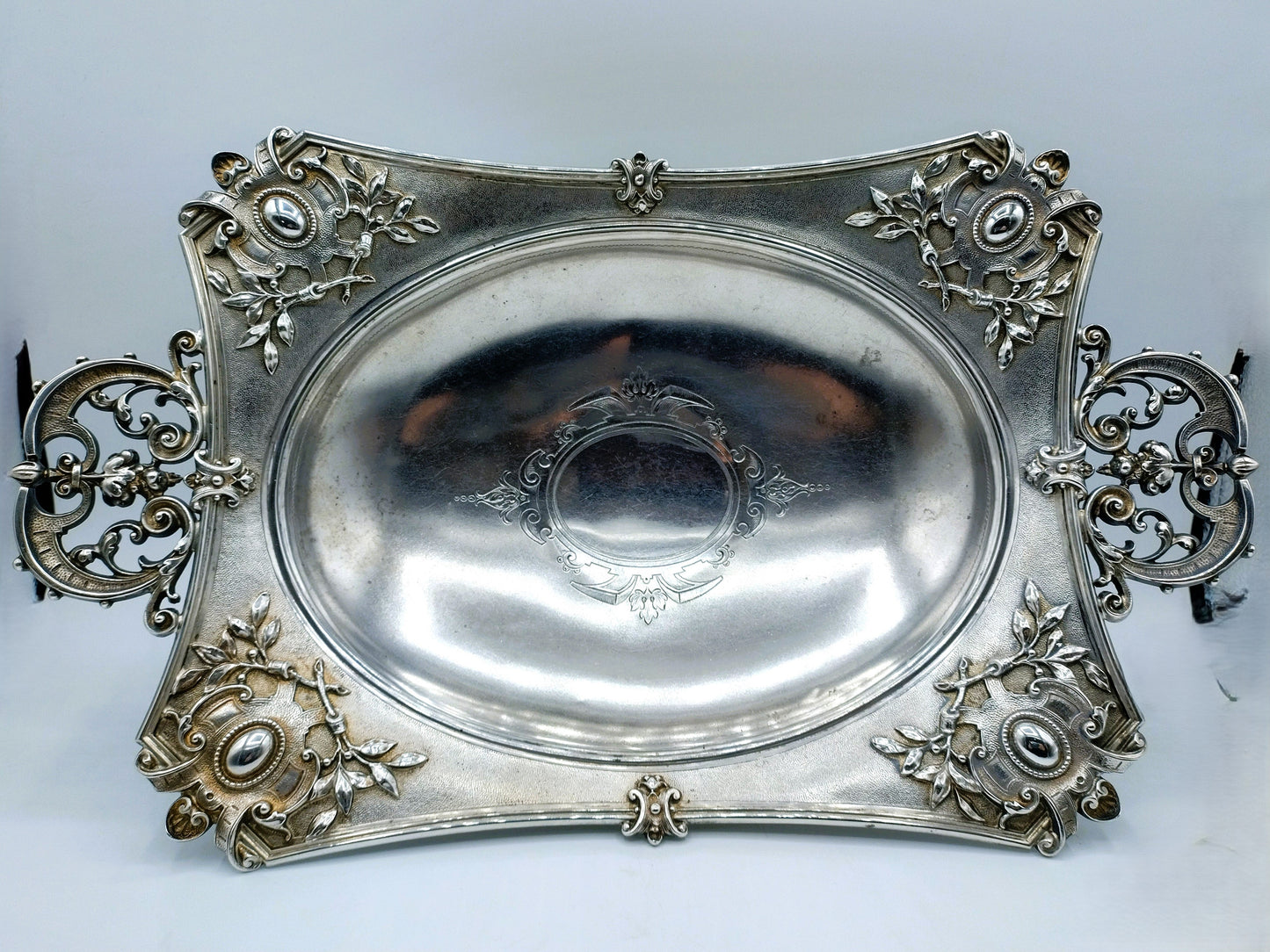 Silver fruit bowl, Koch &amp; Bergfeld, Bremen, 19th century