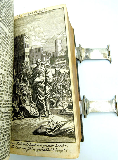 Bible with silver clasps, PG Petersen, Amsterdam, 1693 / 1815