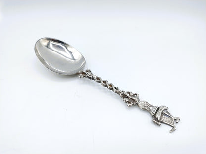 Silver commemorative spoon, Albert Fortuyn, Hoorn, 1754