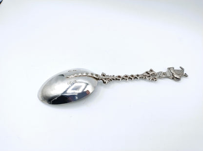 Silver commemorative spoon, Albert Fortuyn, Hoorn, 1754