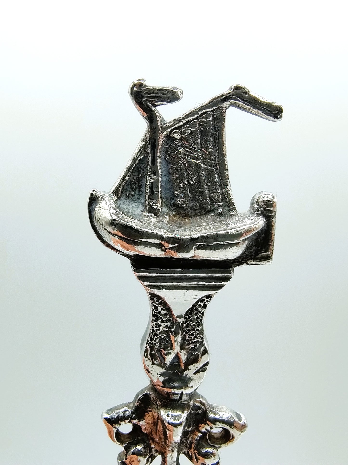 Silver commemorative spoon, Albert Fortuyn, Hoorn, 1754