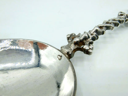 Silver commemorative spoon, Albert Fortuyn, Hoorn, 1754