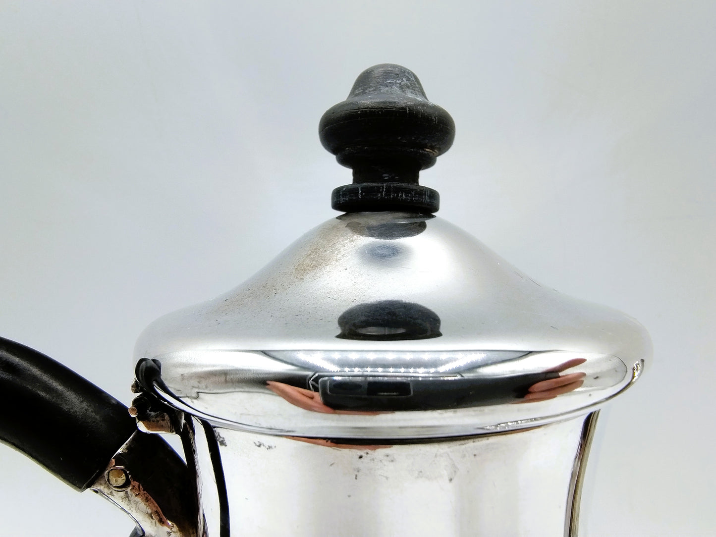 Silver teapot and cream jug, W. Rummel, Prague, 1880