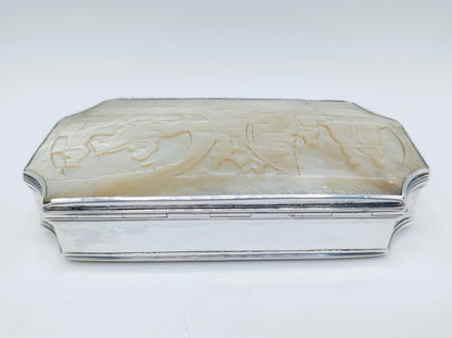 Silver tobacco box, Amsterdam (?), 18th century