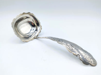 Silver sauce spoon, A. Teunissen, Schoonhoven, 1862