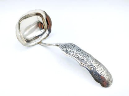 Silver sauce spoon, J. van Vorst, Rotterdam, 1847