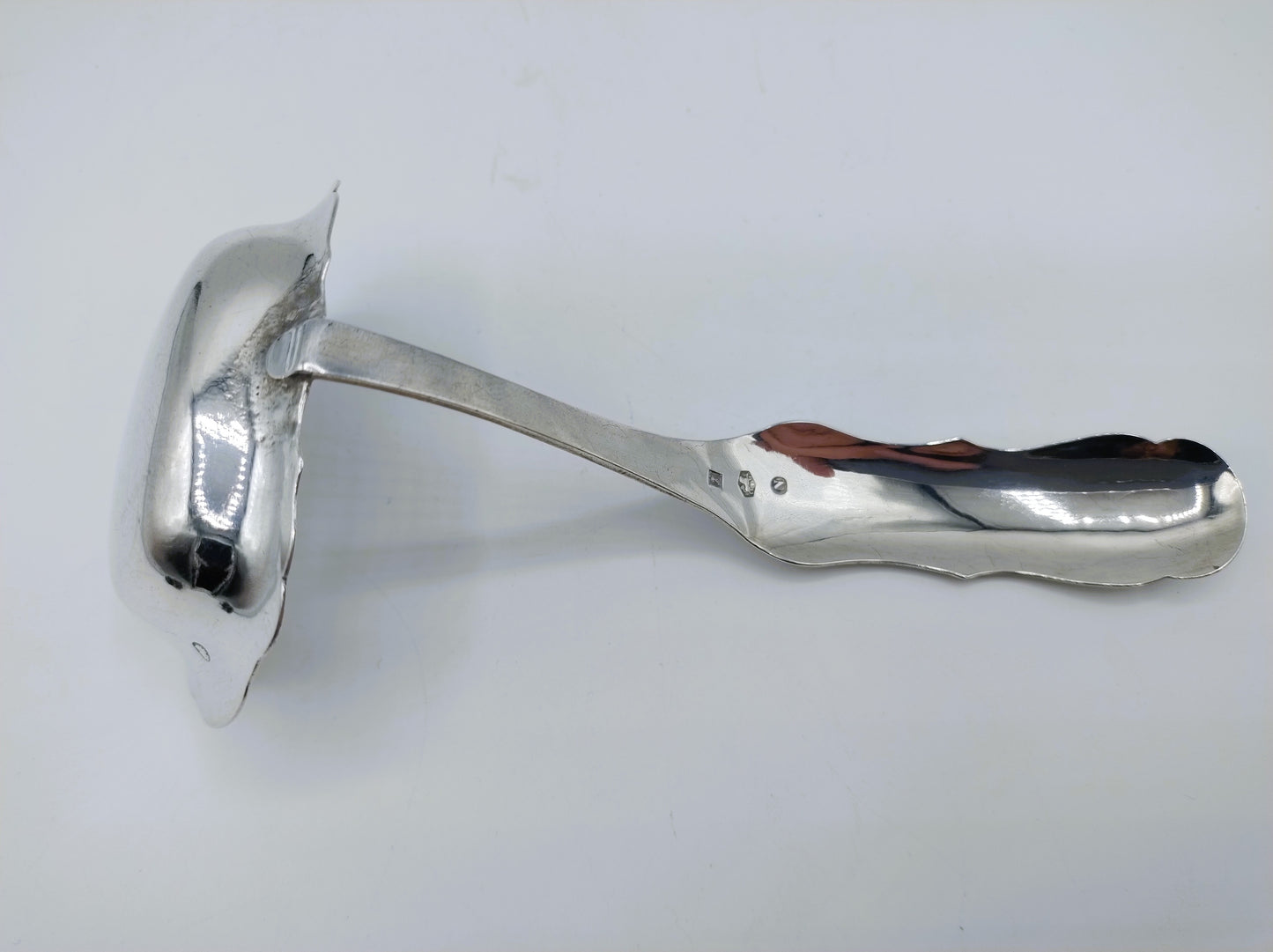 Silver sauce spoon, J. van Vorst, Rotterdam, 1847