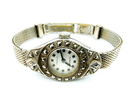 Silver ladies watch, Thekala, Incabloc, 835