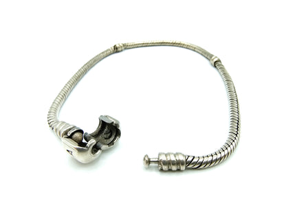 Silver Pandora bracelet, basic, 22.5 cm