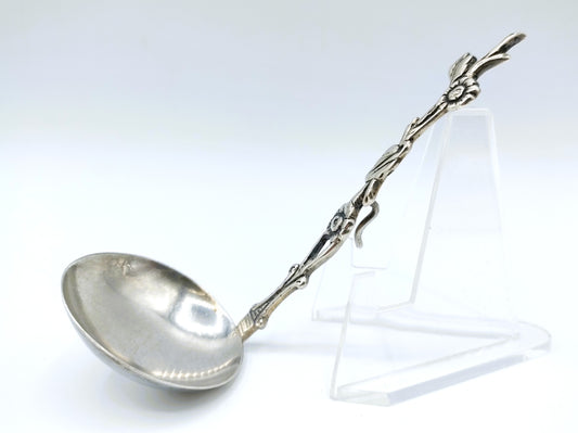 Silver cream spoon, Fa. J. Schijfsma, Sneek, 1948