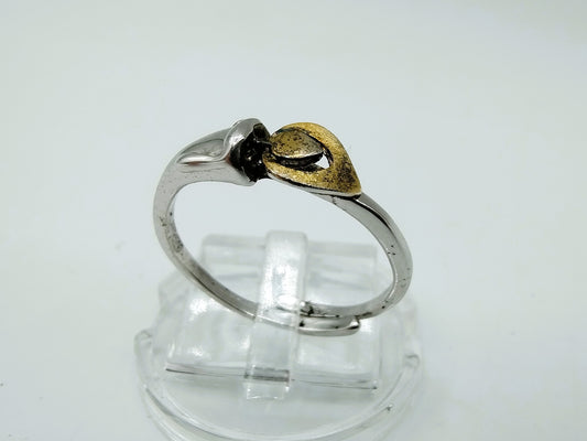 Silver ring with candle, T. Klots, Pforzheim, universal size