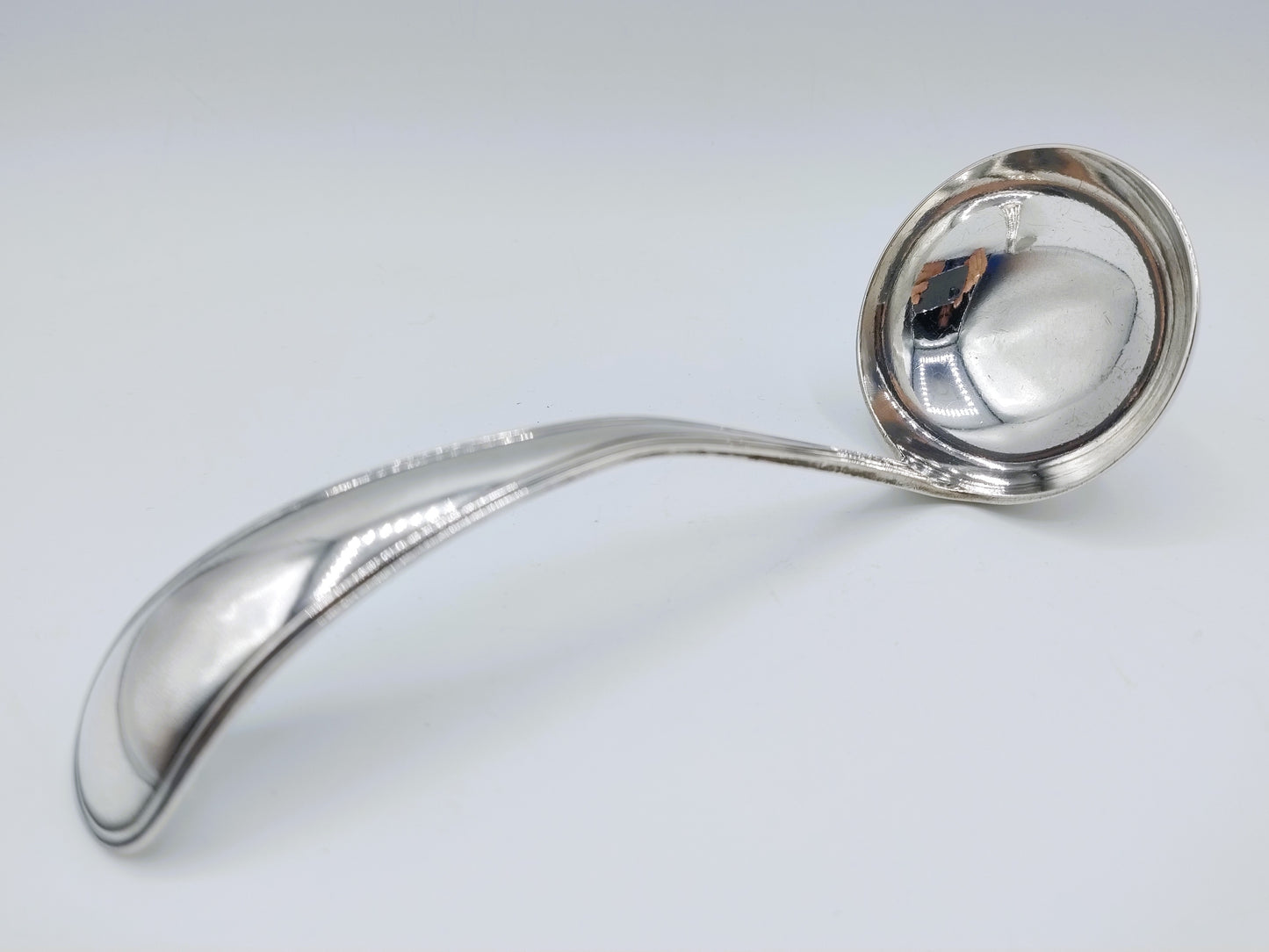 Silver sauce spoon, from Kempen, Voorschoten, 1920