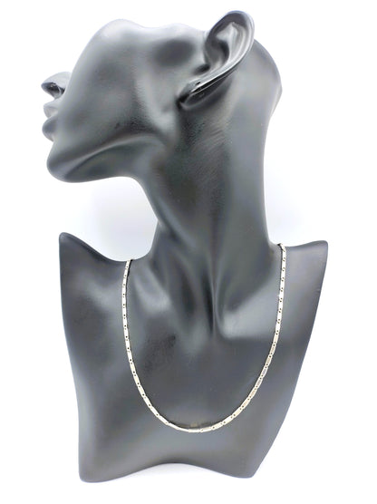 Silver chain with lobster clasp, 46 cm 