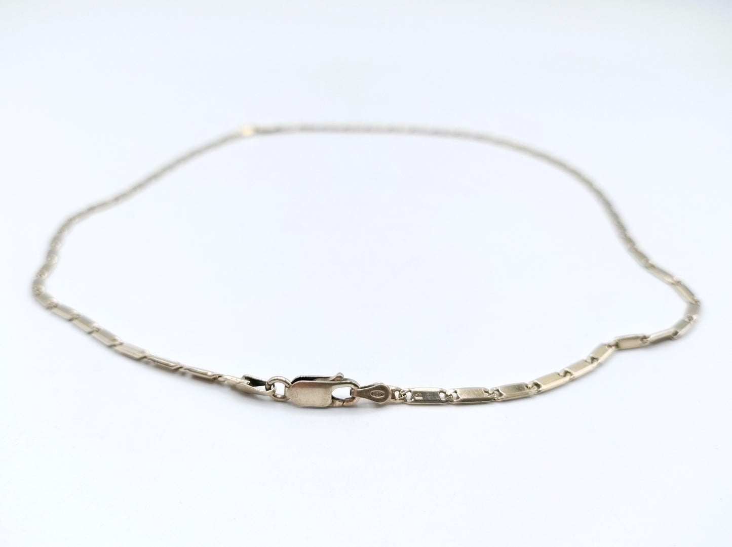 Silver chain with lobster clasp, 46 cm 