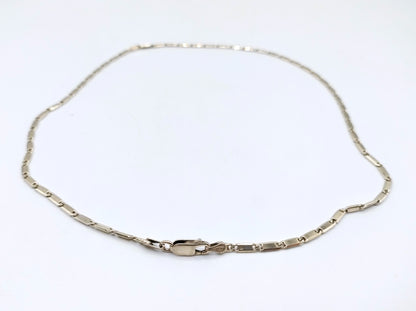 Silver chain with lobster clasp, 46 cm 