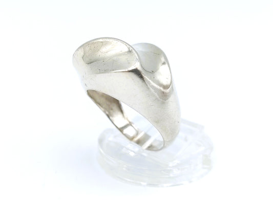 Silver design ring, Spain, 19 mm