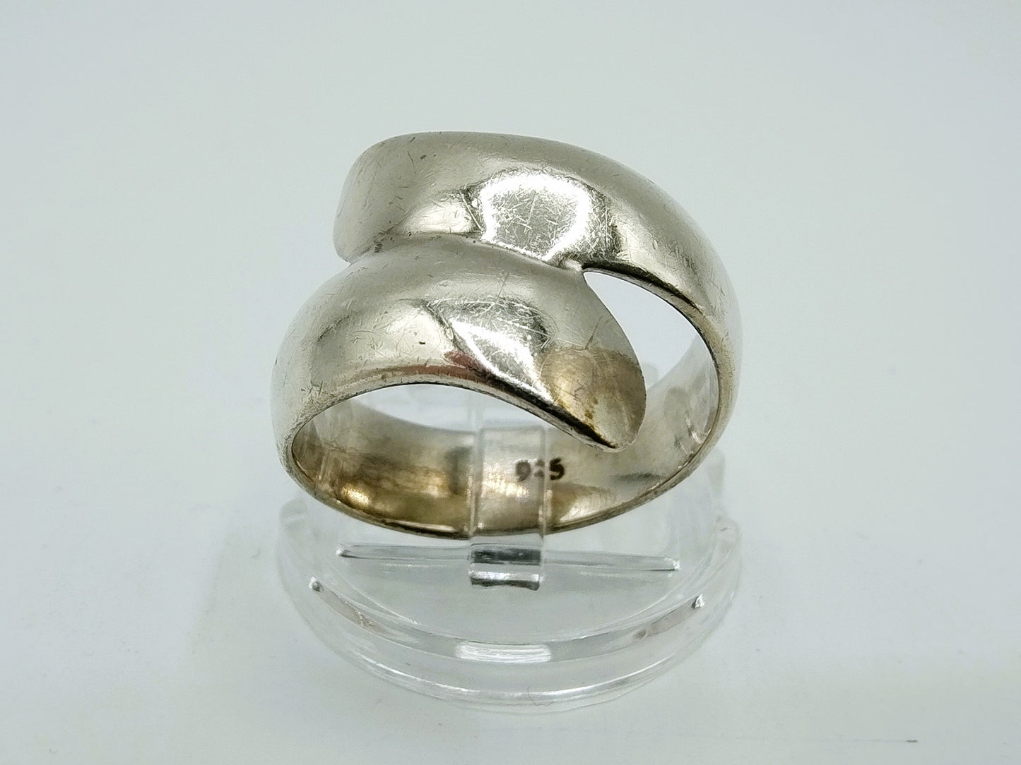 Silver design ring, 925, 19.5 mm