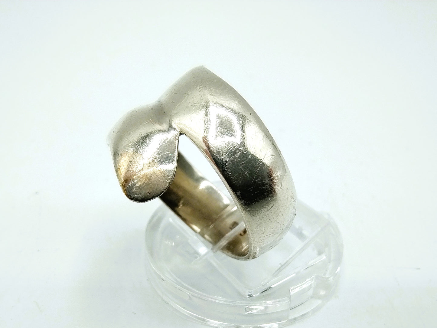 Silver design ring, 925, 19.5 mm