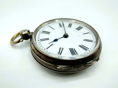 Silver pocket watch, 800