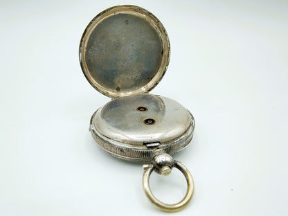 Silver pocket watch, 800