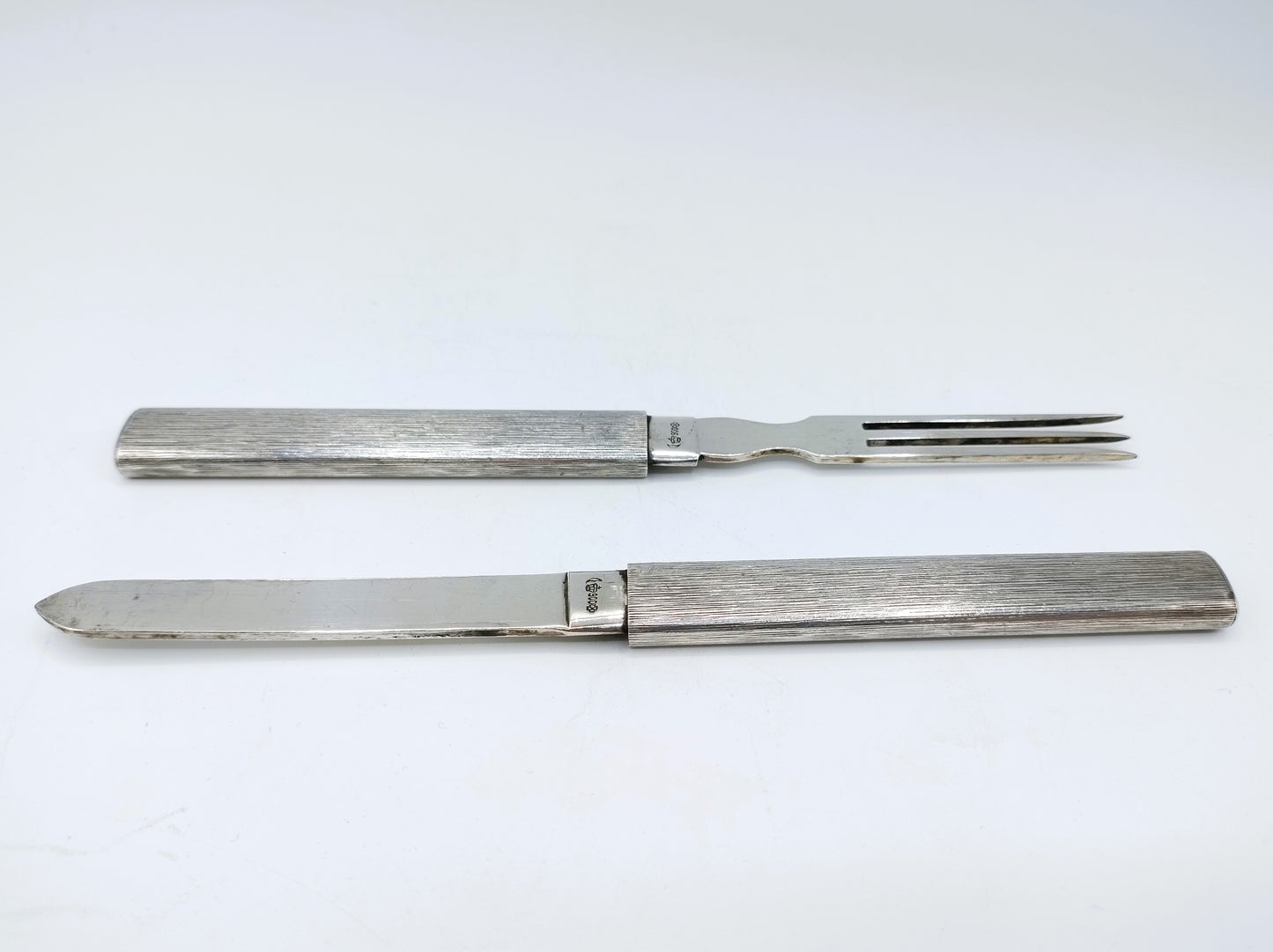 Silver travel cutlery, Germany