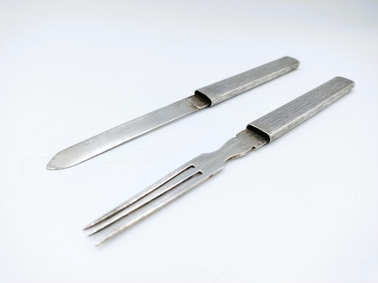 Silver travel cutlery, Germany