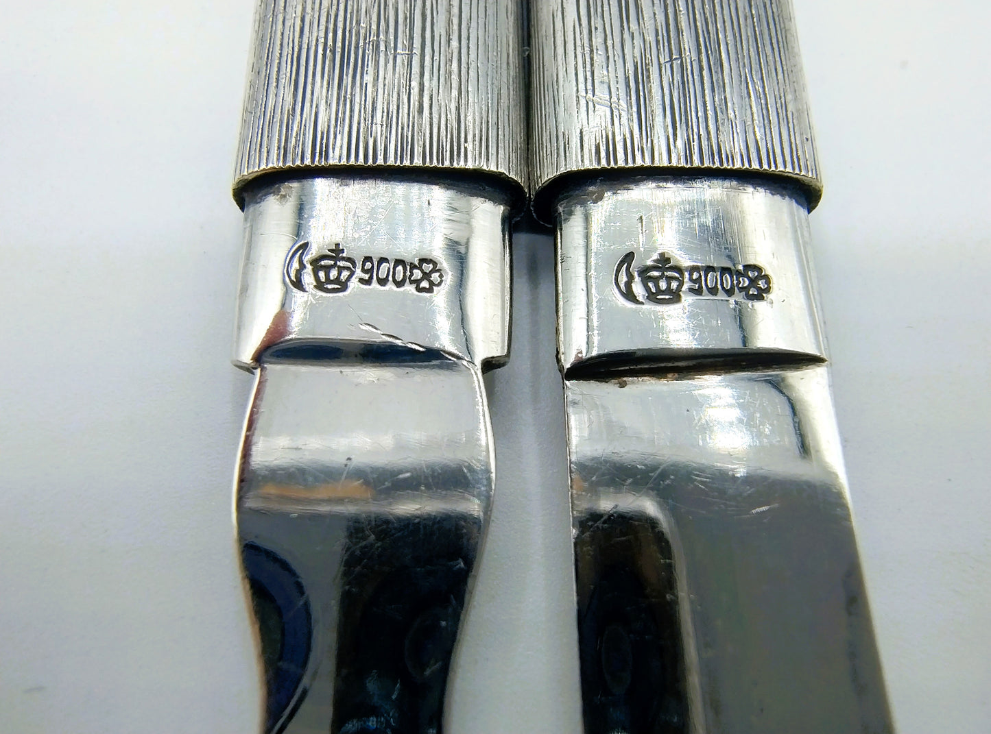 Silver travel cutlery, Germany