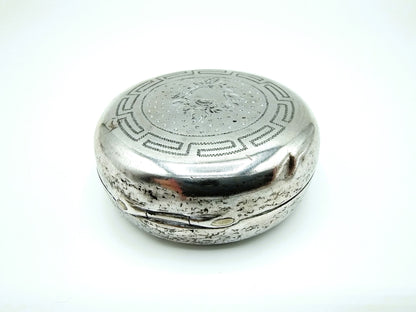 Silver peppermint box, J. van Geelen, Schoonhoven, 1869