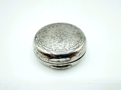 Silver peppermint box, J. van Geelen, Schoonhoven, 1869