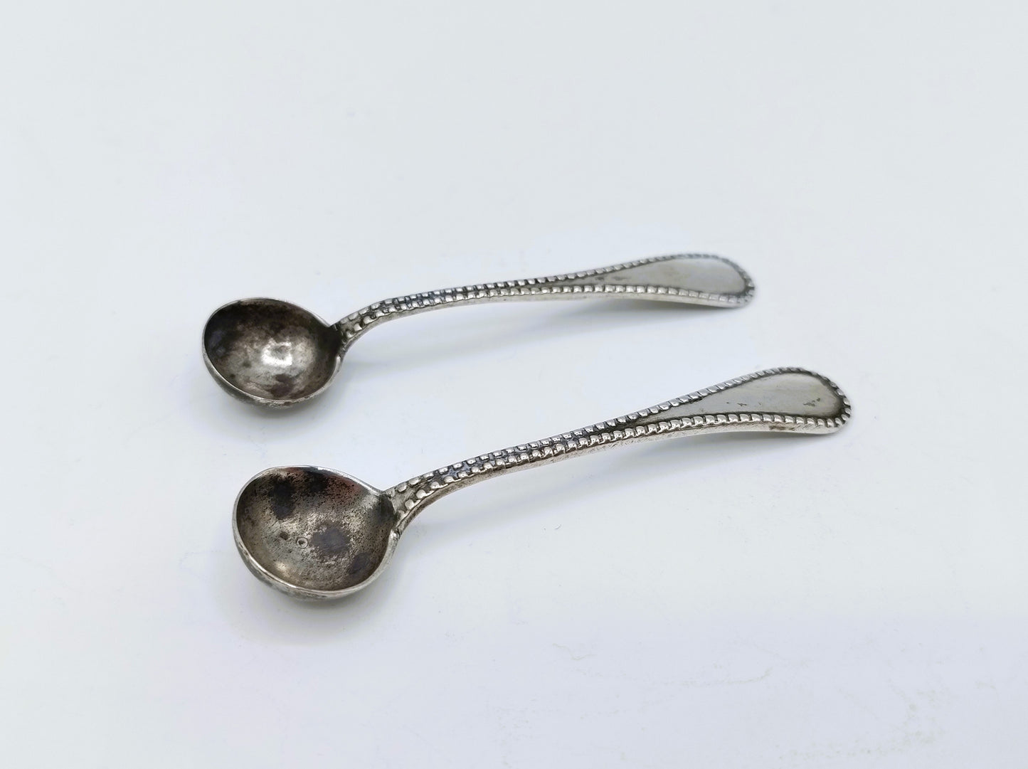 Silver salt spoons, Begeer, Utrecht, 20th century