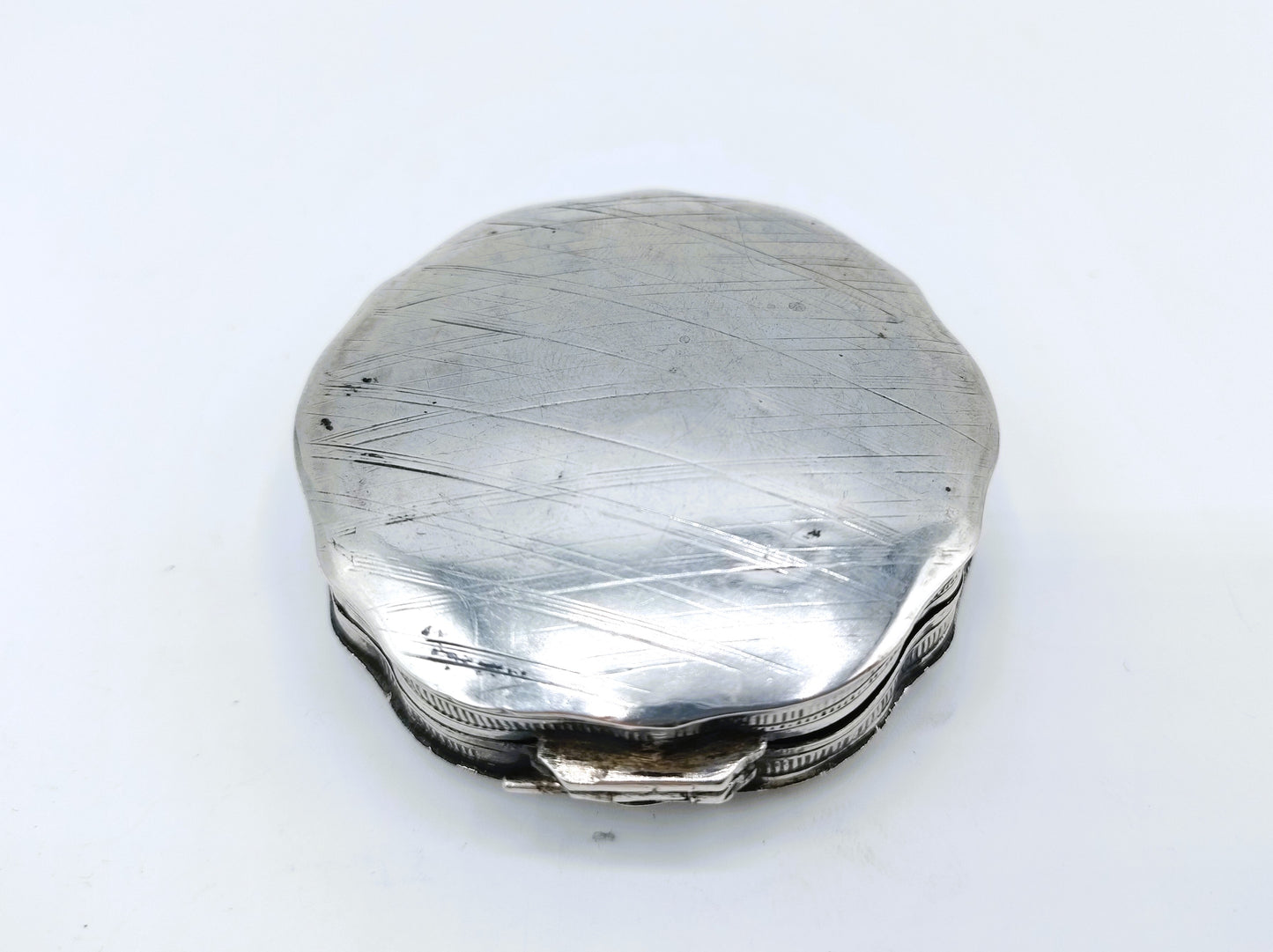 Silver peppermint box, A. van de Sluys, Schoonhoven, 1860