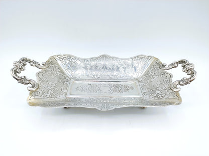 Silver presentation dish, Germany, 1848