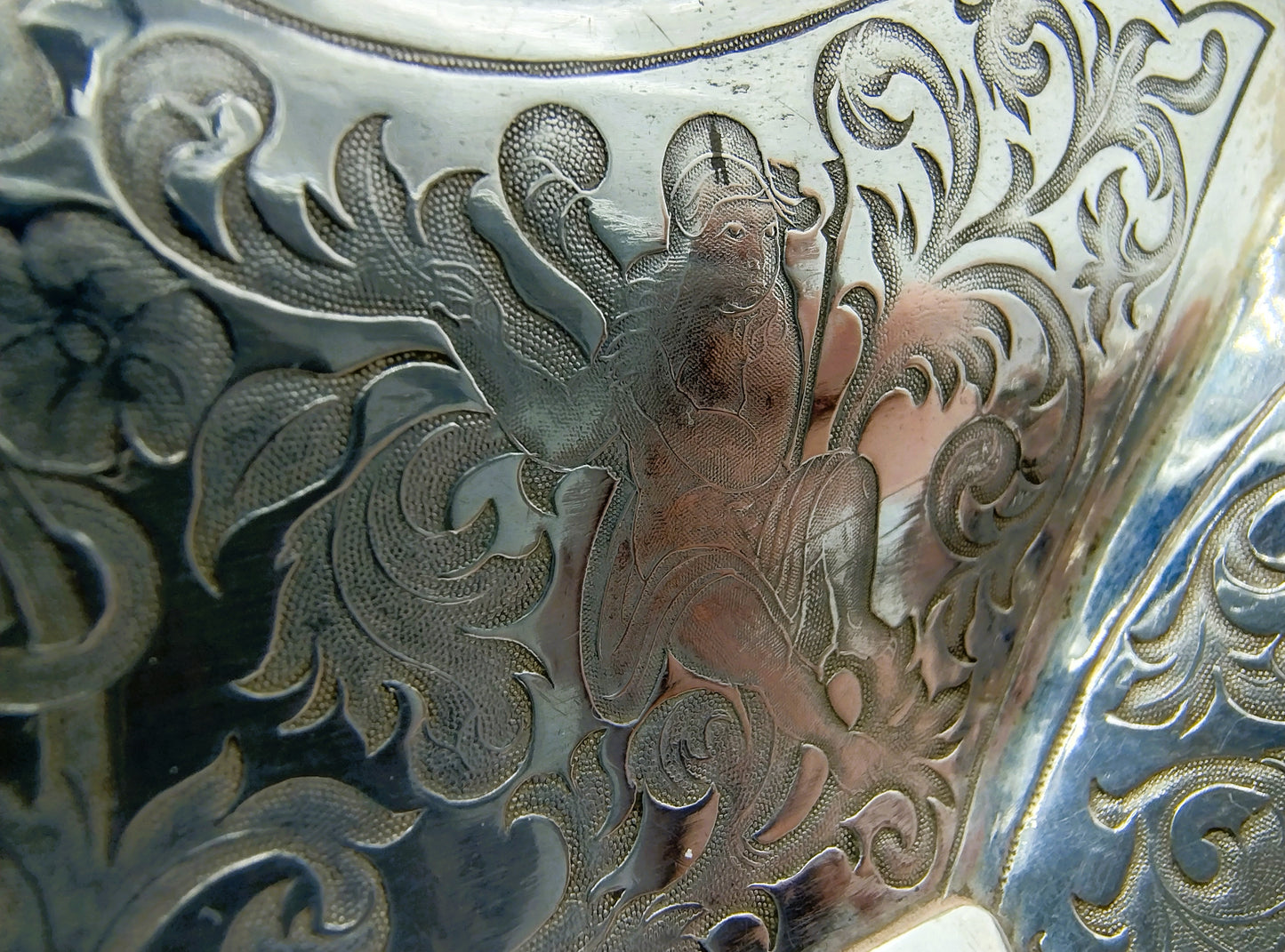 Silver presentation dish, Germany, 1848