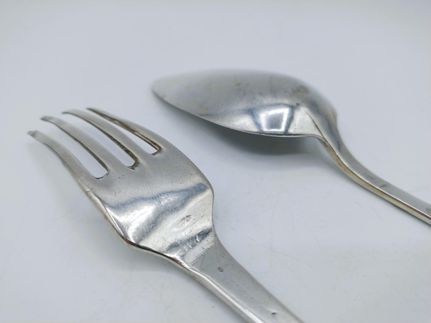 Silver cutlery, HJ Spanjer, Groningen, 1730